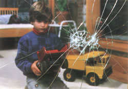 children & glass?