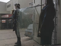 testing Protekt safety film